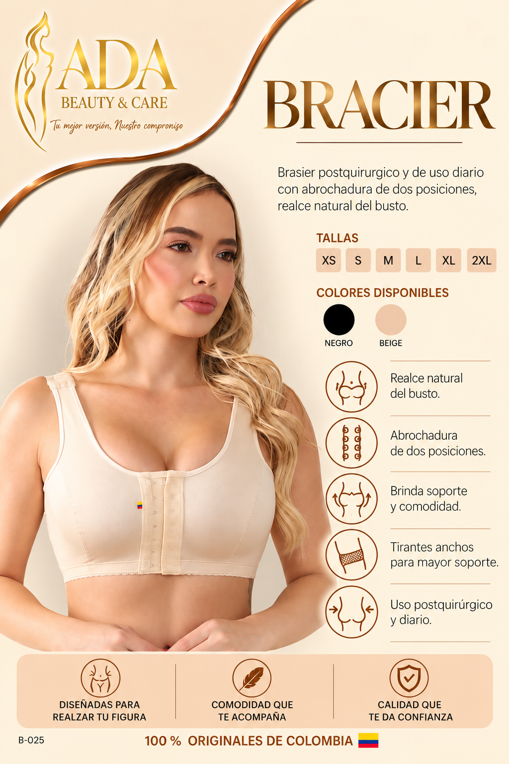 Bracier postquirurgico (uso diario)